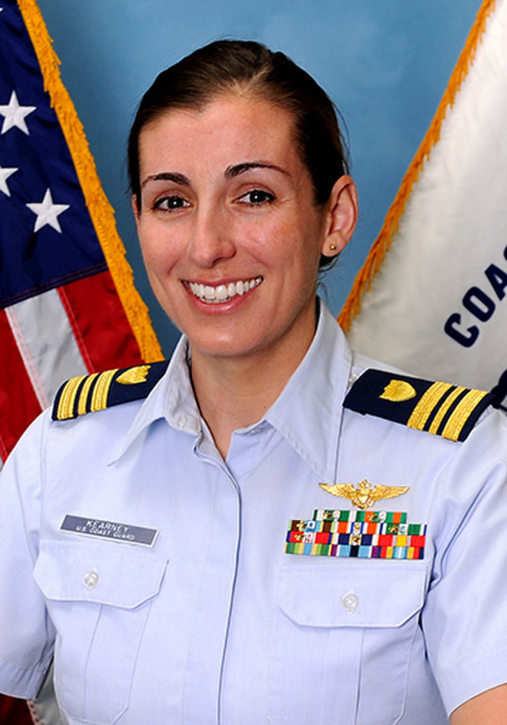 Lt. Cmdr. Caroline Kearney is currently the Executive Officer at Coast Guard Aviation Technical Training Center, Elizabeth City, NC (U.S. Coast Guard Photo).