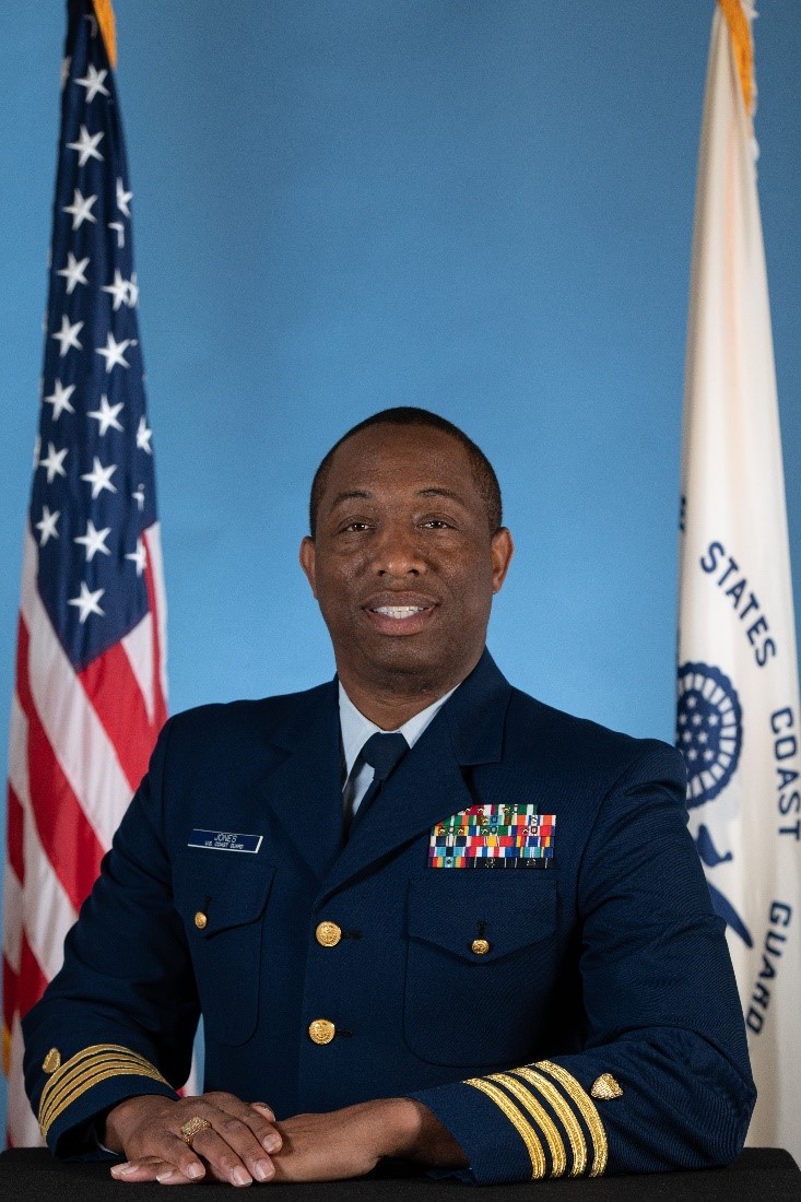 Capt. Eric Jones was awarded the Black Engineer of the Year Awards (BEYA) Stars & Stripes Award at the 2022 (BEYA) Global Competitiveness Conference in Washington, D.C. He is currently serving as the product line manager, Surface Forces Logistics Center Long Range Enforcer.