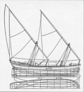 Revenue Cutter Governor Williams was a 52-ft, lateen-rigged galley originally built to protect the coast of NC during the Quasi-War with France. It was transferred to the Revenue Cutter Service in 1802. U.S. (Coast Guard)