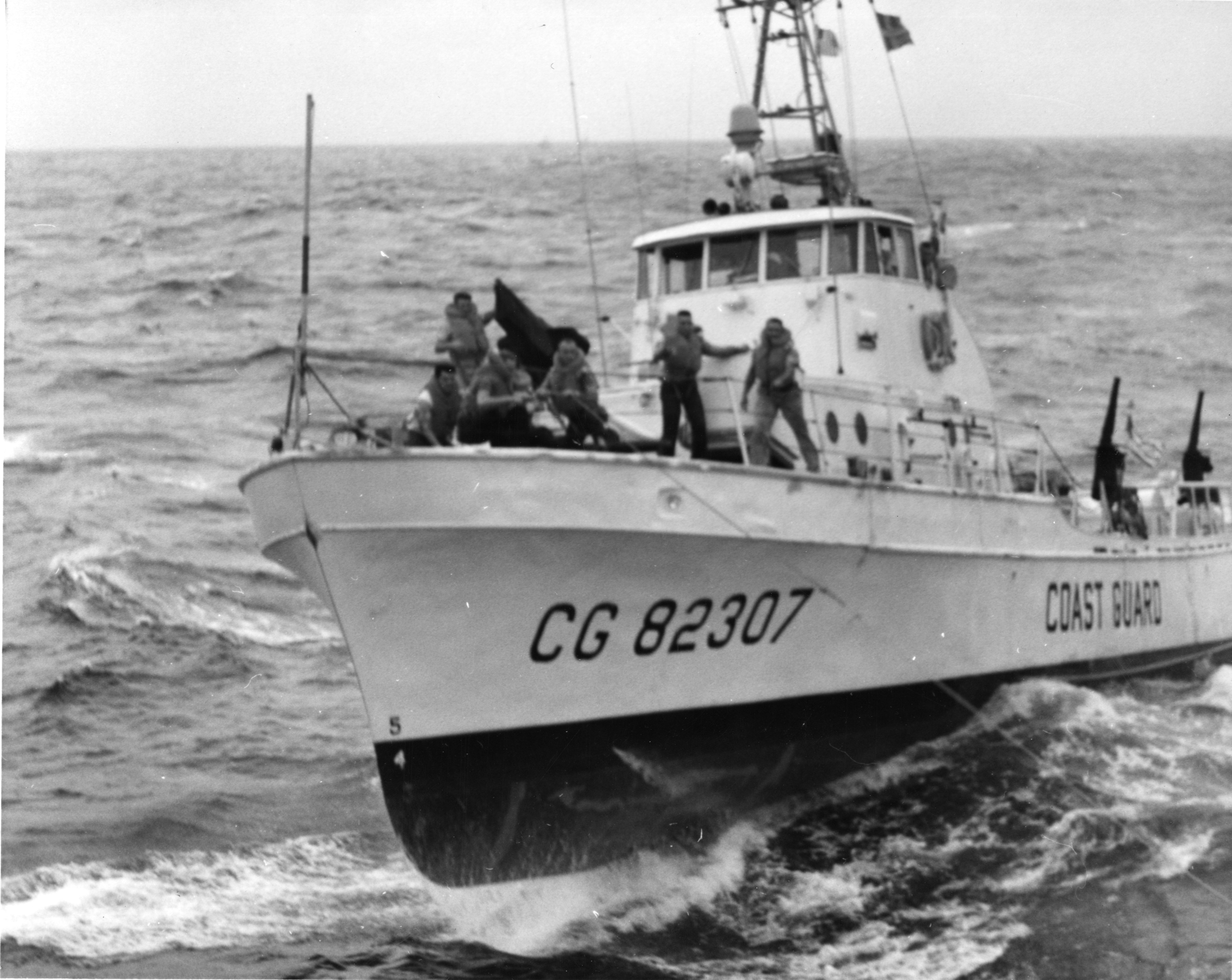 One of the Coast Guard's 82-foot Patrol Cutters