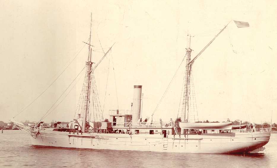 12.	The Mahoning was one of the modern steam-powered vessels to enter the revenue cutter fleet toward the end of the Civil War. (Coast Guard Collection)