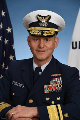Vice Adm. Paul Thomas leads the 17,000-person organization delivering the systems and people that enable the Coast Guard to perform its operational missions efficiently and effectively. He is responsible for all facets of support for the Coast Guard’s diverse mission set through oversight of human capital, lifestyle engineering and logistics, acquisitions, information technology, and security.  
