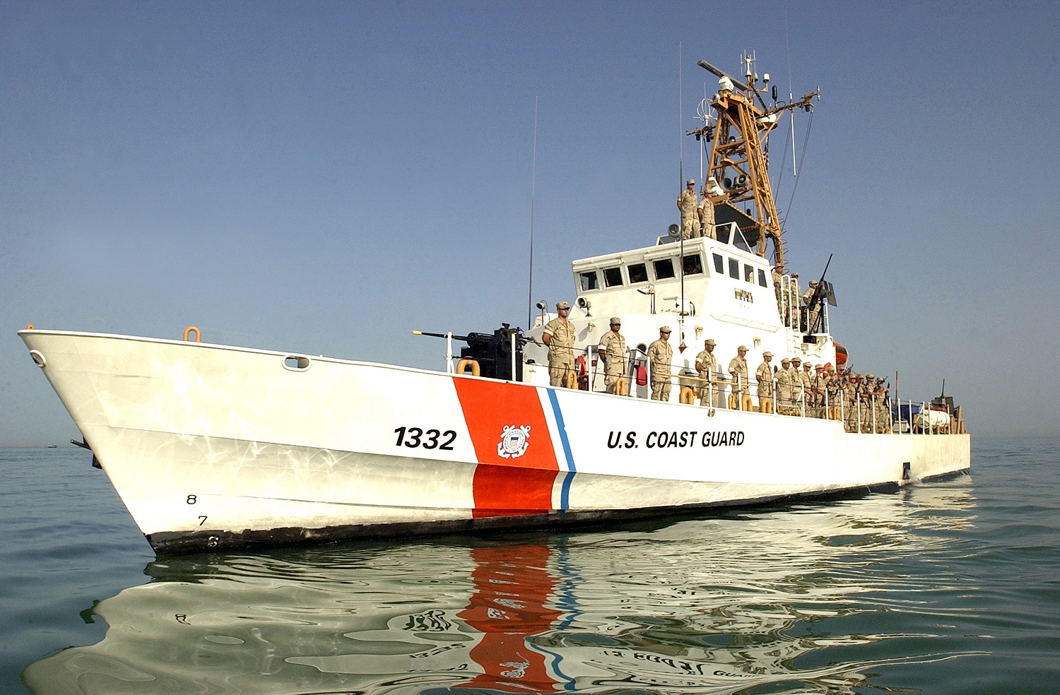 110-foot patrol Coast Guard Cutter Wrangell and its crew. (U.S. Coast Guard)