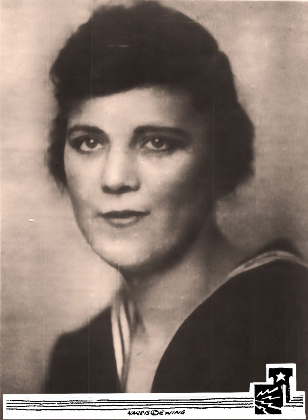 Rare posed image of Coast Guard Electrician Myrtle Hazard in uniform. In 1918, Hazard became the first woman to don a Coast Guard uniform. (Chicago Daily Tribune)