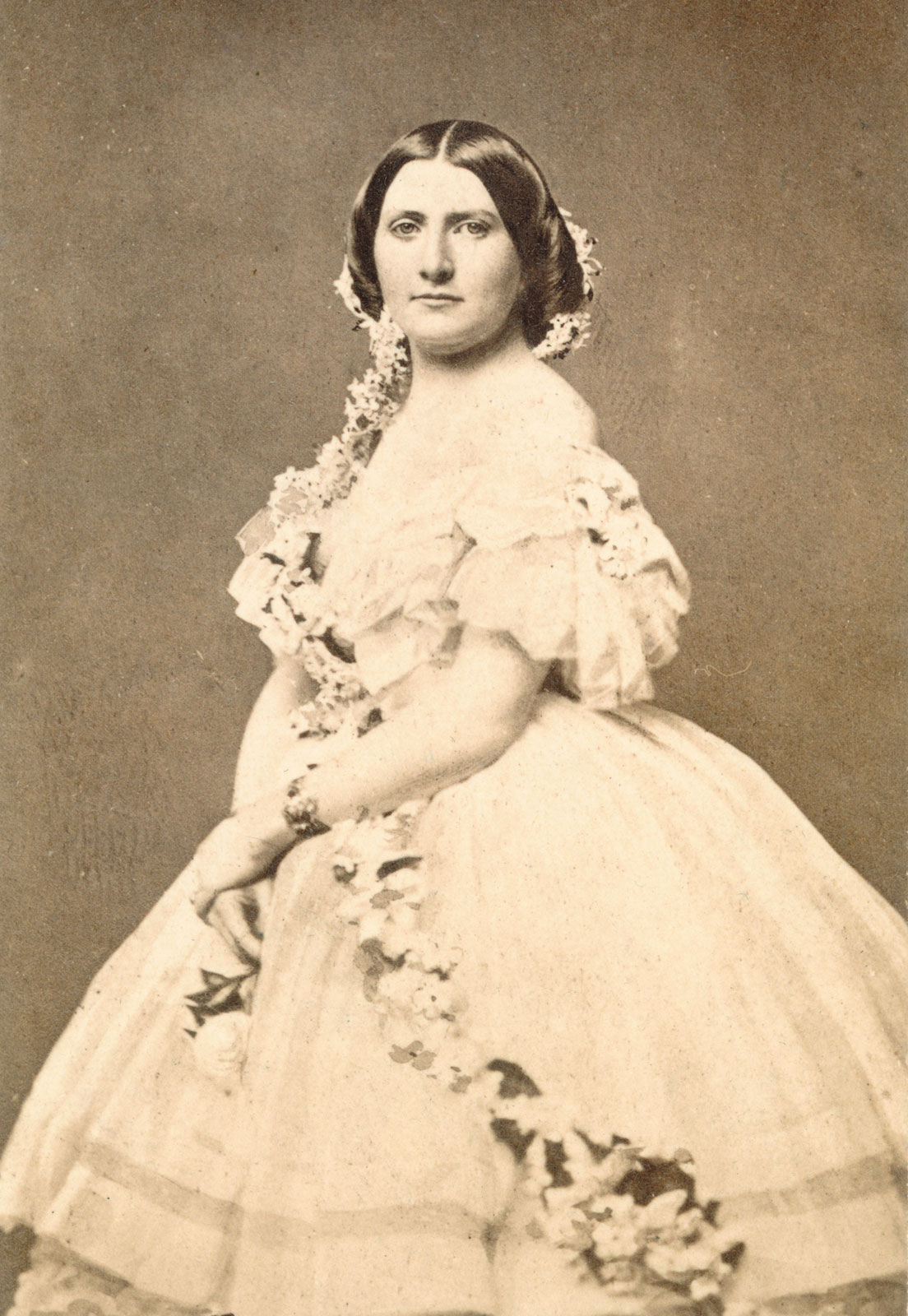 Vintage photograph of Miss. Harriet Lane, niece of James Buchanan, 15th President of the United States and the White House’s first First Lady. (Wikipedia)