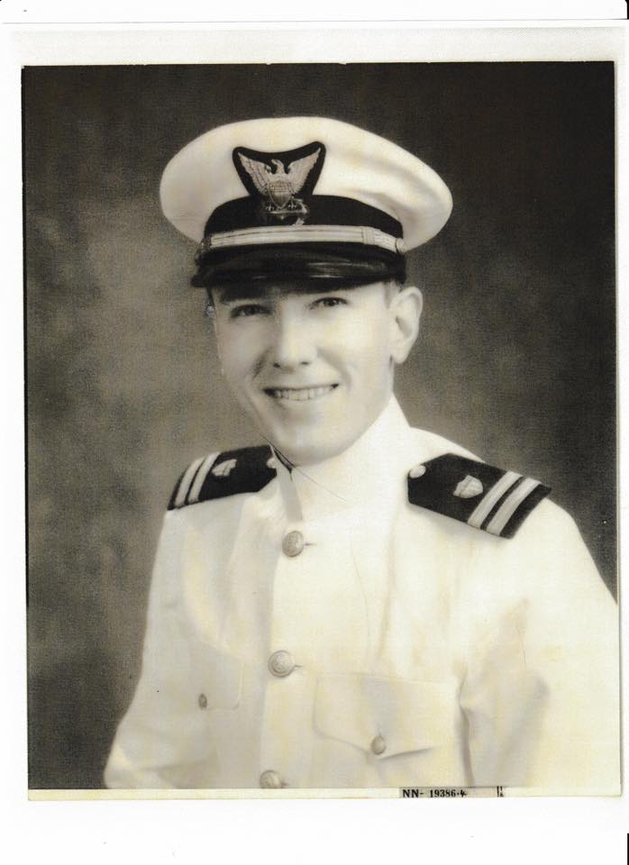 Official Coast Guard photograph of Lt. Walter K. Handy in dress whites during World War II. (Courtesy of the Handy family)