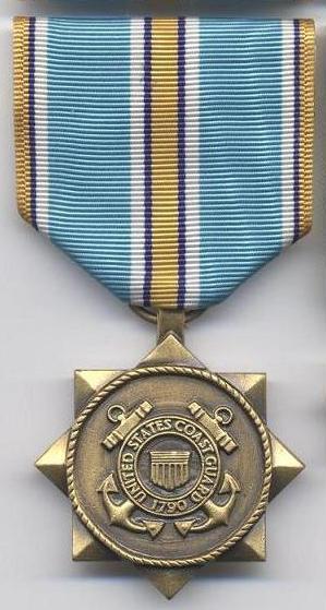 After the Gold and Silver Lifesaving Medals, this is the highest civilian public service award presented by the U.S. Coast Guard.
