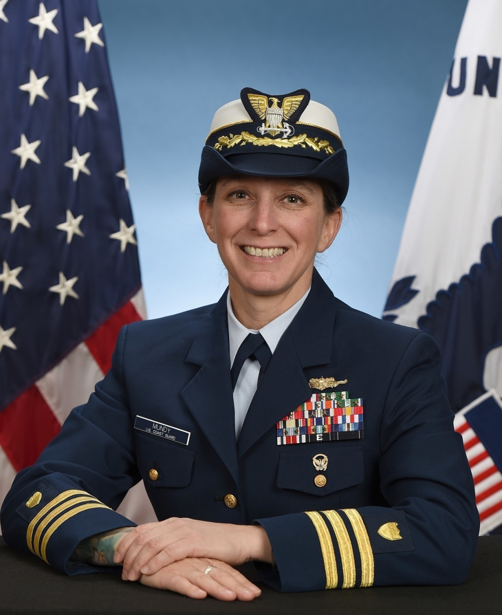 Cmdr. Charlotte Mundy is the Commanding Officer of the CGC VIGOROUS, homeported in Virginia Beach, VA.