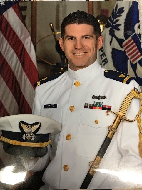 Lt. j.g. Cody W. Seevers, deputy chief of Enforcement from Coast Guard Sector Boston. 
