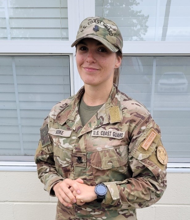 Petty Officer 1st Class Kira L. Booke, currently serving at Special Missions Training Center, N.C. Petty Officer 1st Class Kira L. Booke, currently serving at Special Missions Training Center, N.C.