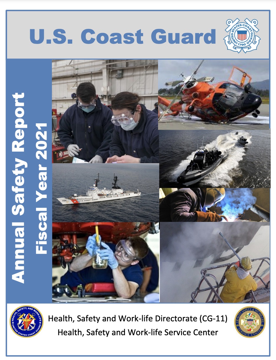 Cover of the Coast Guard's annual Safety Report