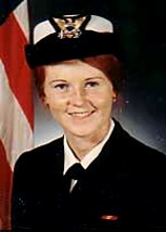 Margaret Riley, a member of the first OCS class to graduate female officers, who retired as a captain in 2003. (U.S. Coast Guard) Margaret Riley, a member of the first OCS class to graduate female officers, who retired as a captain in 2003. (U.S. Coast Guard)