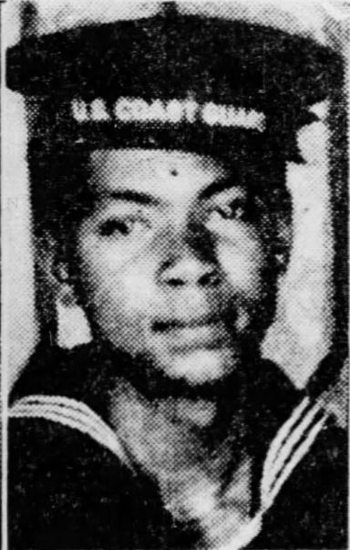 2.	Teenager Morris Dankner’s Coast Guard photograph published in the newspaper after his loss in the line of duty. (St. Louis Post-Dispatch newspaper)