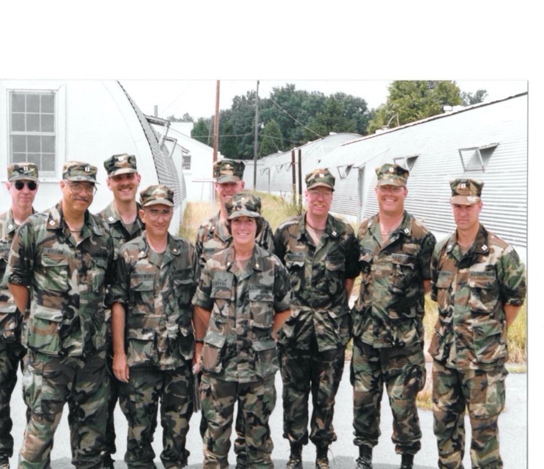 The communal head located in the author’s Quonset hut at Quantico. (Courtesy of Lt. Cmdr. Carol Rivers)