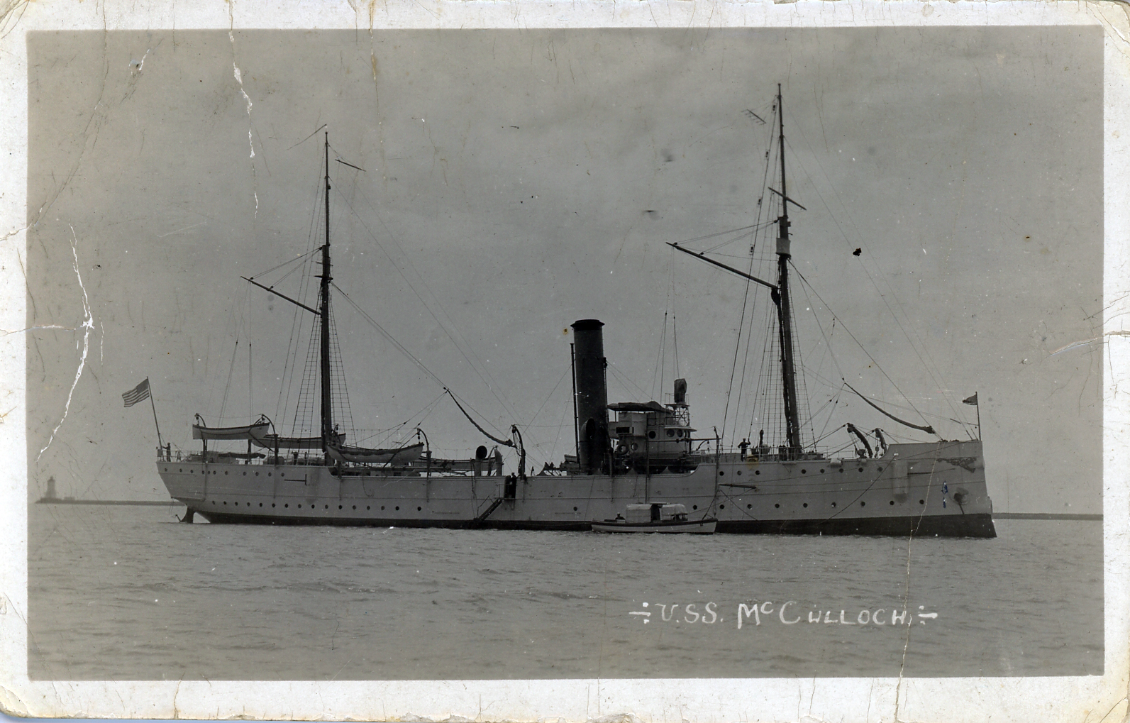 3.	Coast Guard cutter McCulloch, which received the coded message “Plan One, Acknowledge” on April 6th, 1917, as did all Coast Guard units, stations and bases. (Courtesy of NOAA)