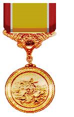 The Gold Lifesaving Medal issued for heroic rescues to the Pea Island Lifesaving Station crew, such as the E.S. Newman rescue. Awarded 100 years after they service.  (Coast Guard image)
