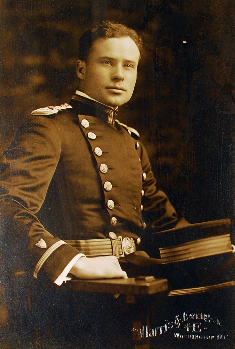 Vintage photograph of Henry Hemingway who received the Fold Lifesaving Medal for his command of Snohomish in the Nika rescue. (U.S. Coast Guard)