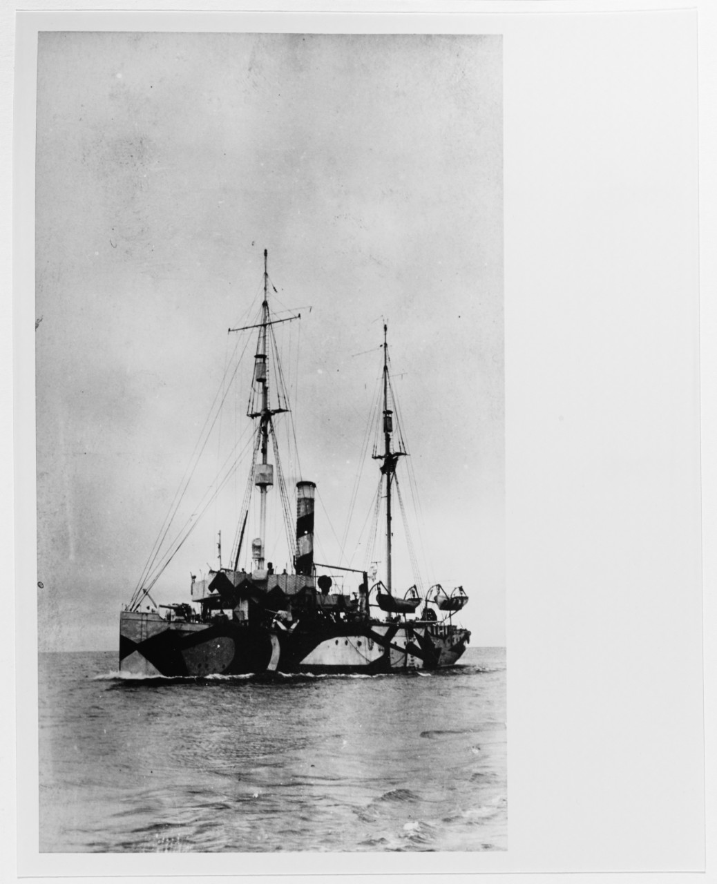 The Navy gunboat USS Marietta, which Hamlet commanded in World War I during the famed rescue of the navy minesweeper USS James. (Naval History and Heritage Command)