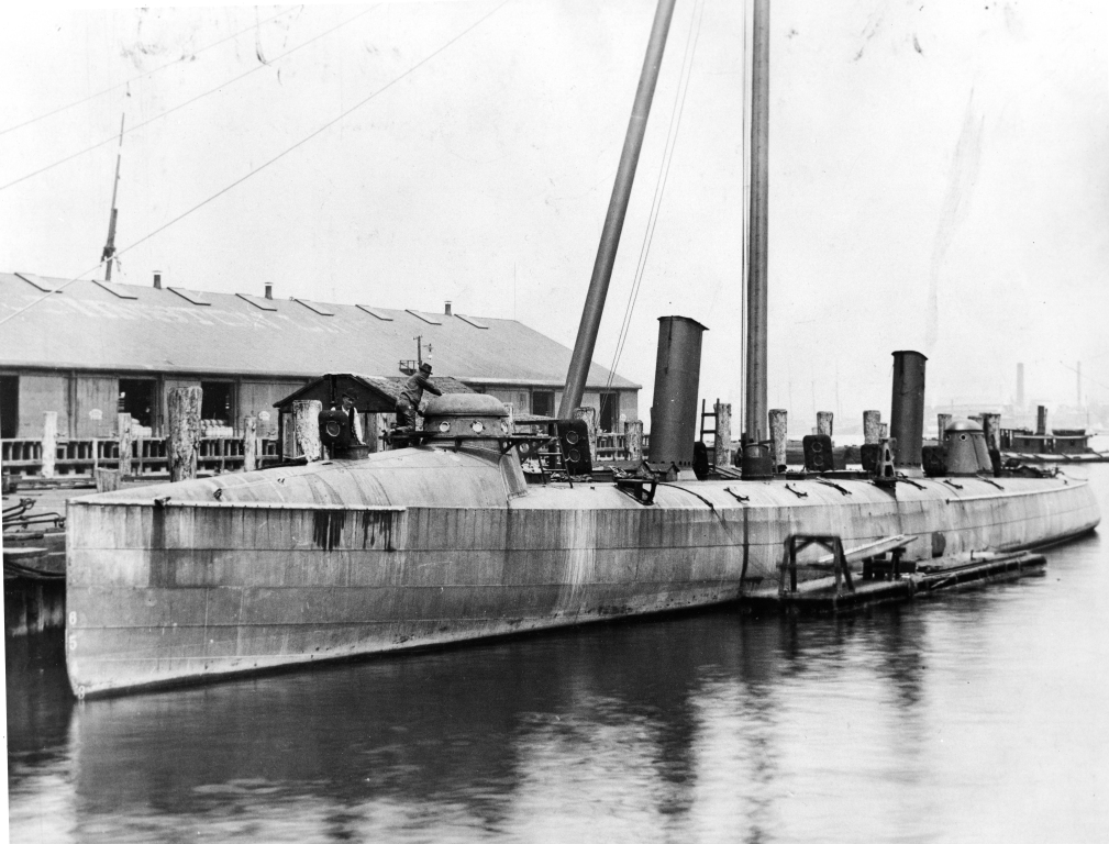 At the start of the Spanish-American War, the torpedo boat USS Winslow was stationed at Norfolk, Va. Like all other U.S. Navy torpedo boats of the time, the hull of the Norfolk-based torpedo boat was always painted a distinctive olive green color. (U.S. Navy photo)