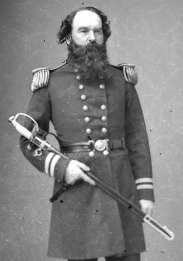 4.	Capt. John Faunce, commanding officer of Cutter Harriet Lane at the onset of the Civil War. He ordered her gun crews to fire the first naval shot of the Civil War outside Charleston Harbor. (Library of Congress photo)