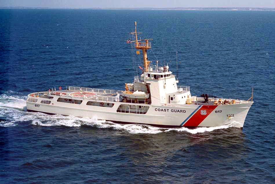 The Coast Guard’s Medium-Endurance Cutter Valiant, Witherspoon’s first white-hull cutter command. He was the first African-American to command a medium-endurance cutter. (U.S. Coast Guard)