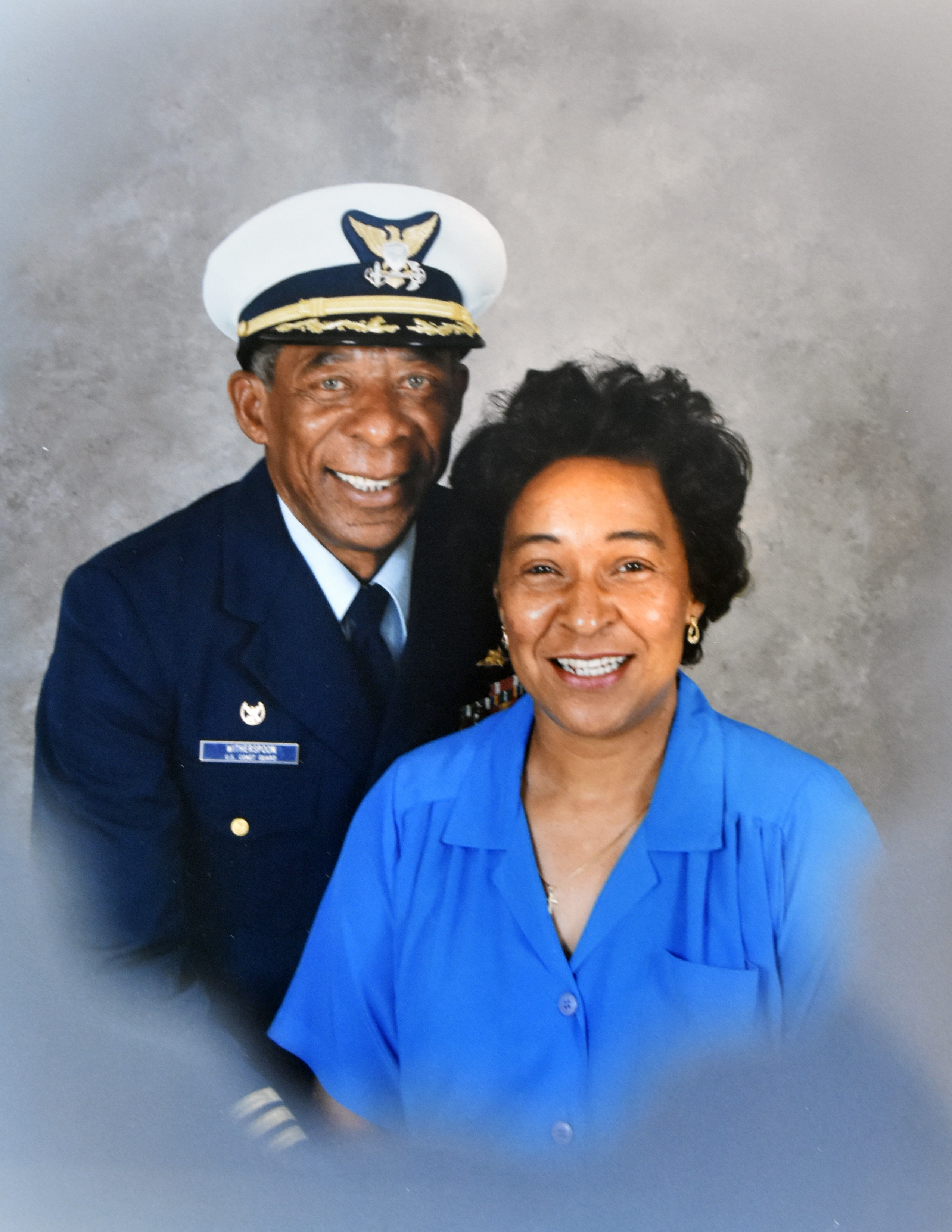 John and Carol Witherspoon pose for a photograph near the conclusion of the captain’s distinguished career. (Courtesy of the Mariners’ Museum)