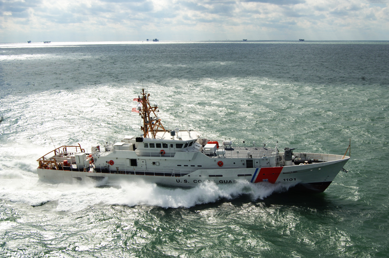 One of the U.S. Coast Guard’s modern Fast Response Cutters underway. (U.S. Coast Guard)