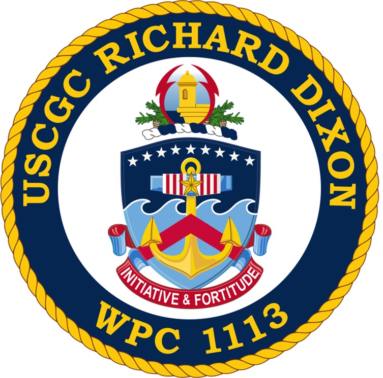 The official seal of Coast Guard Cutter Richard Dixon. (U.S. Coast Guard)